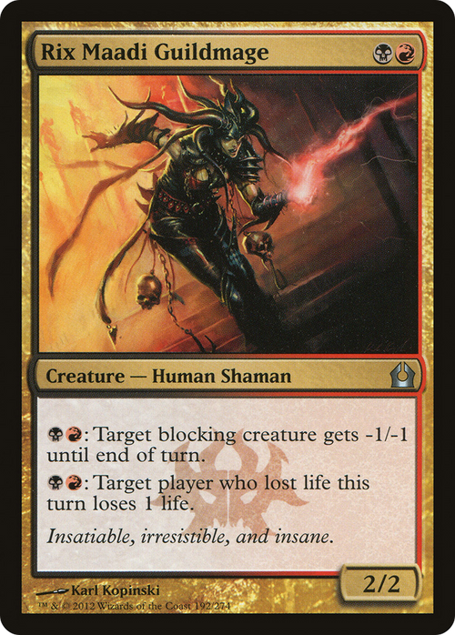 Rix Maadi Guildmage (RTR-192) - Return to Ravnica Foil