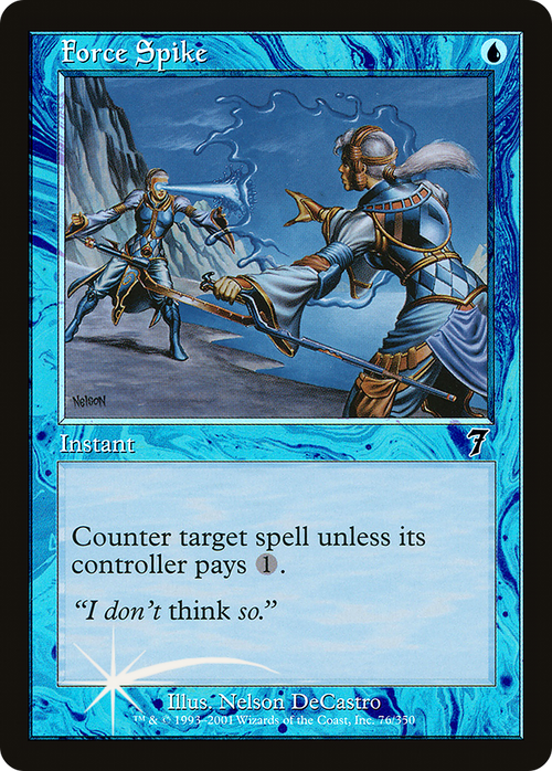 Force Spike (7ED-076) - 7th Edition Foil