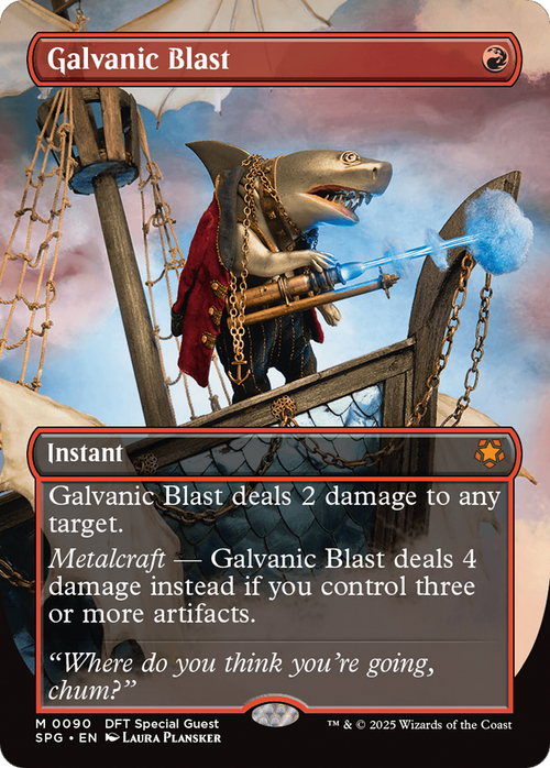 Galvanic Blast (Borderless) (SPG-090) - Special Guests Foil