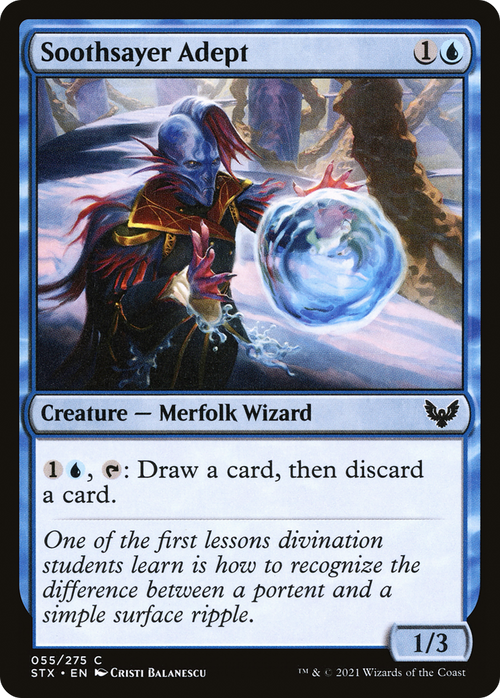 Soothsayer Adept (STX-055) - Strixhaven: School of Mages