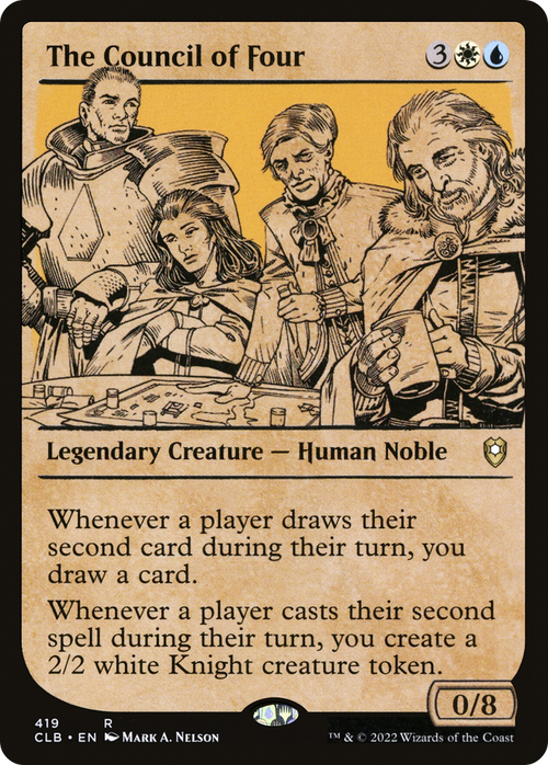 The Council of Four (Showcase) (CLB-419) - Commander Legends: Battle for Baldur's Gate: (Showcase)