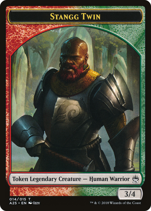 Stangg Twin Token (014) (A25-014) - Masters 25 Tokens