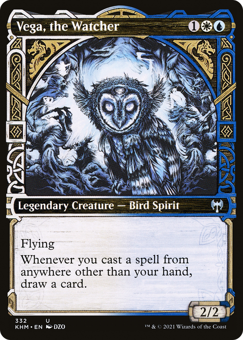 Vega, the Watcher (Showcase) (KHM-332) - Kaldheim: (Showcase) Foil