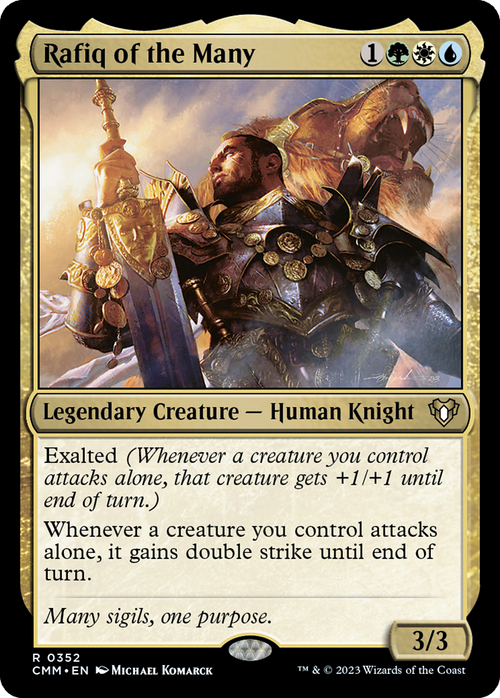Rafiq of the Many (CMM-352) - Commander Masters