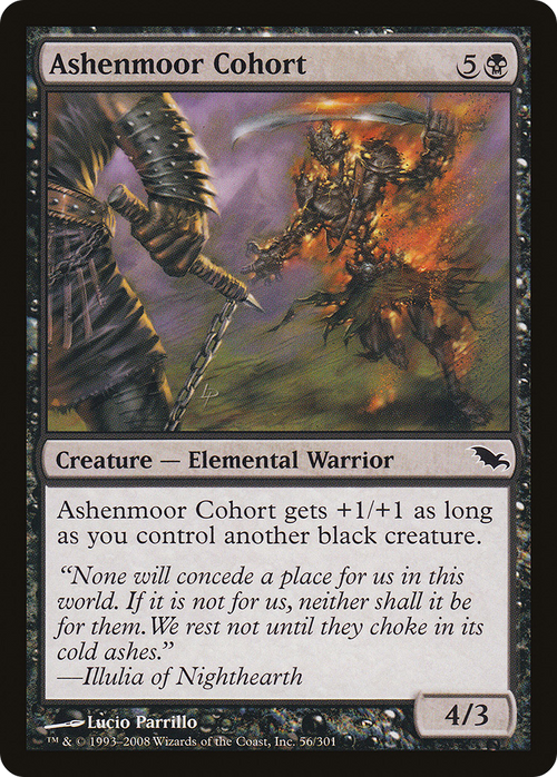 Ashenmoor Cohort (SHM-056) - Shadowmoor Foil