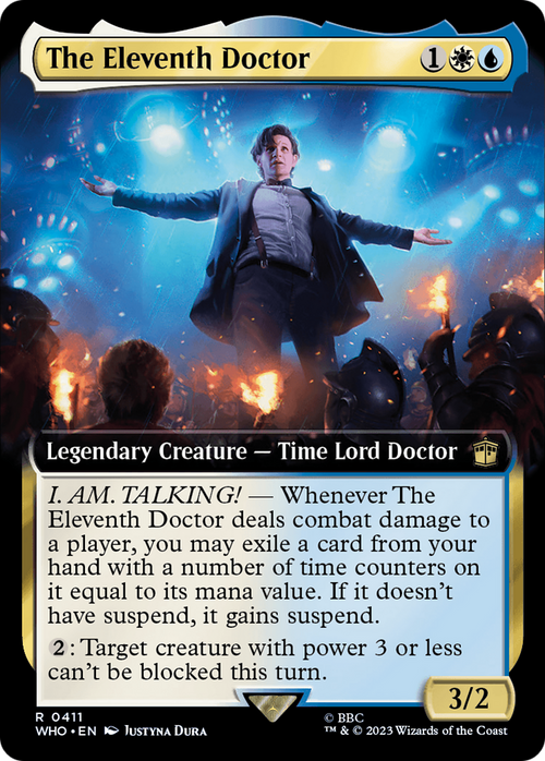 The Eleventh Doctor (Extended Art) (WHO-411) - Doctor Who: (Extended Art) Foil