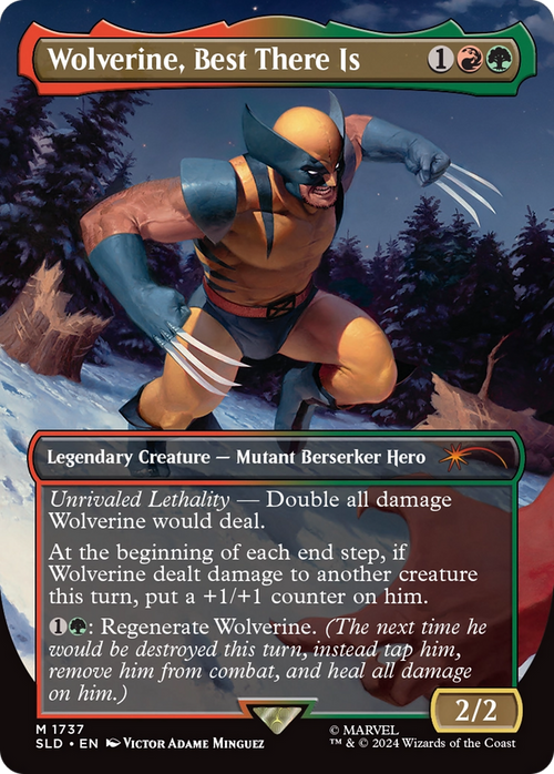 Wolverine, Best There Is (SLD-1737) - Secret Lair Drop (Borderless)