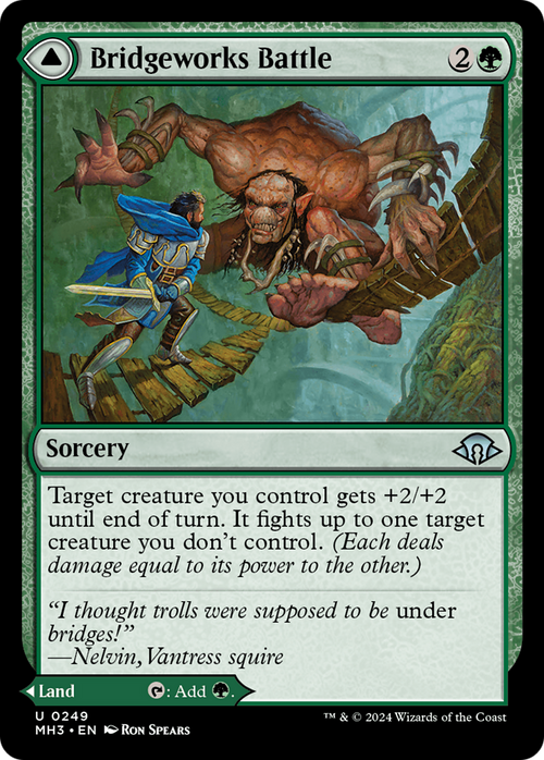 Bridgeworks Battle (MH3-249) - Modern Horizons 3 Foil