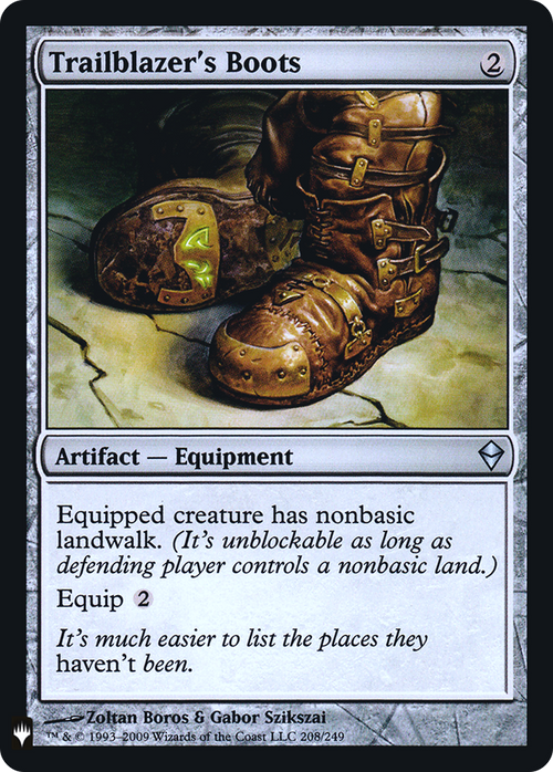 Trailblazer's Boots (LIST-208) - The List Foil