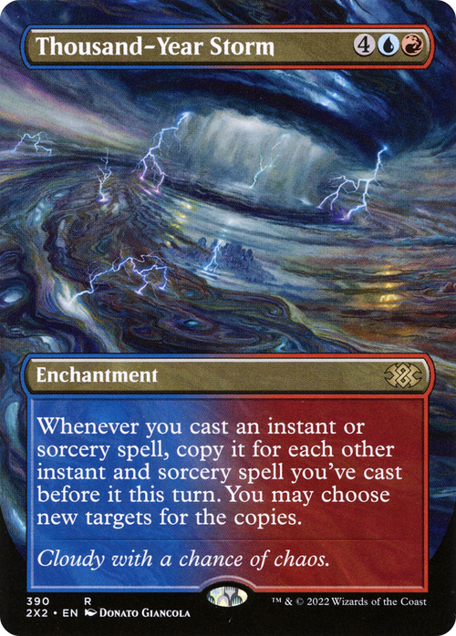 Thousand-Year Storm (Borderless) (2X2-390) - Double Masters 2022