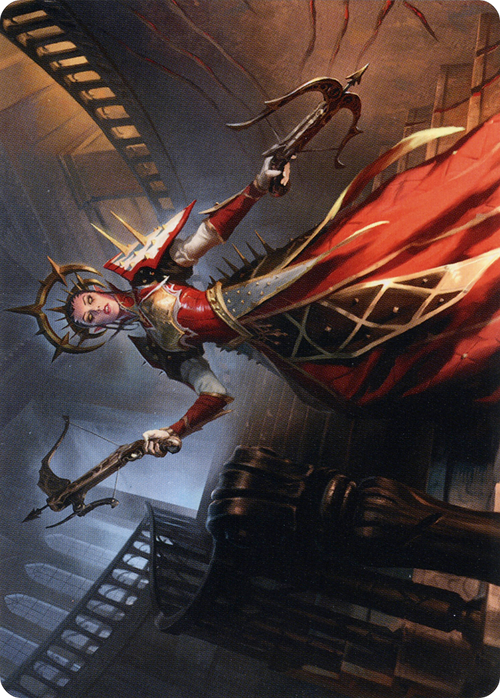Bloodthirsty Adversary // Bloodthirsty Adversary (AMID-041) - Midnight Hunt Art Series (Borderless) Foil