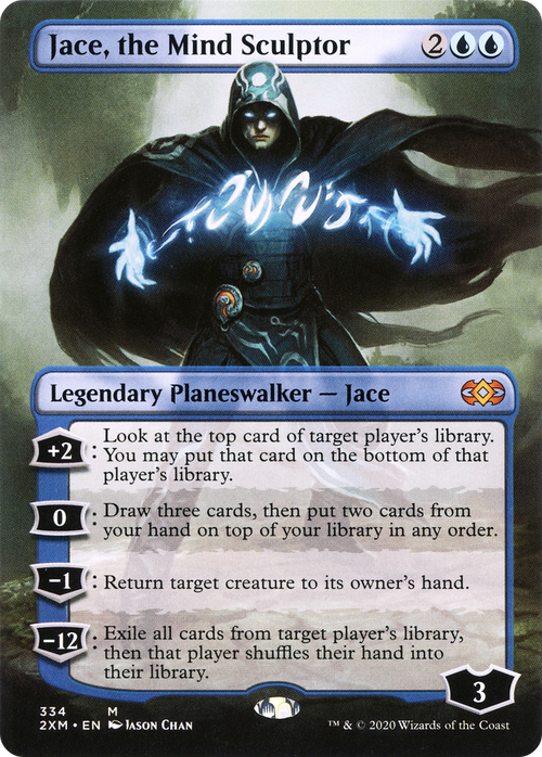 Jace, the Mind Sculptor (Borderless) (2XM-334) - Double Masters