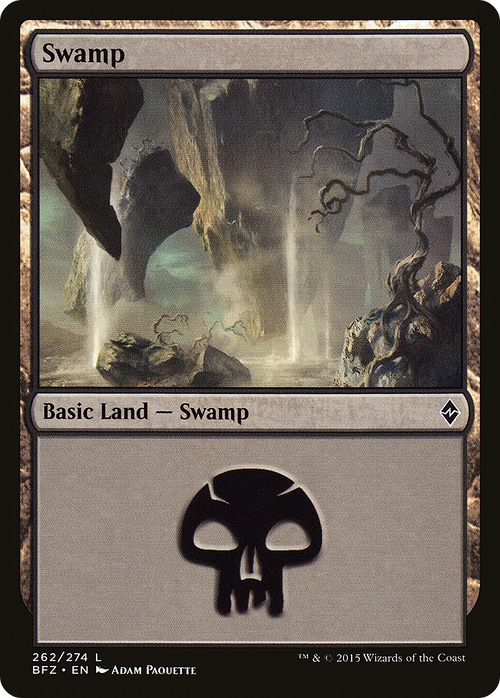 Swamp (262) (BFZ-262) - Battle for Zendikar