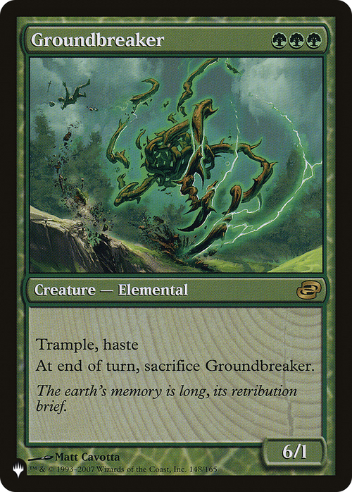 Groundbreaker (LIST-148/165) - The List: (colorshifted)