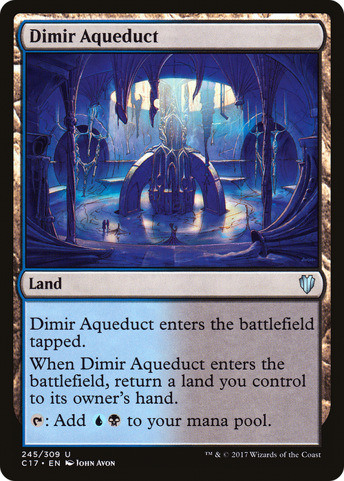 Dimir Aqueduct (C17-245) - Commander 2017