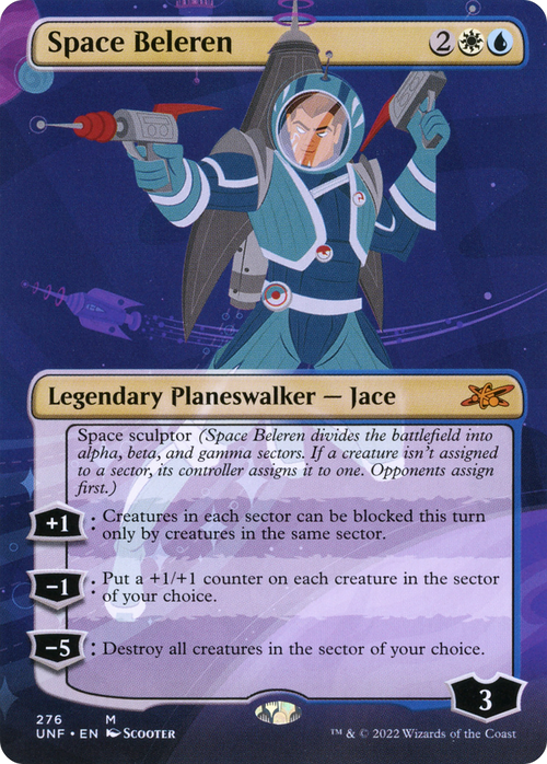 Space Beleren (Borderless) (UNF-276) - Unfinity Foil