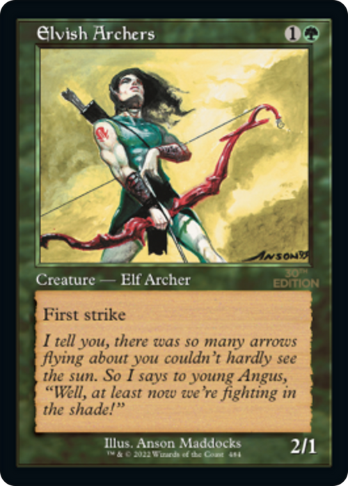 Elvish Archers (Retro Frame) (30A-484) - 30th Anniversary Edition