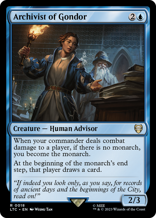 Archivist of Gondor (LTC-018) - Tales of Middle-earth Commander