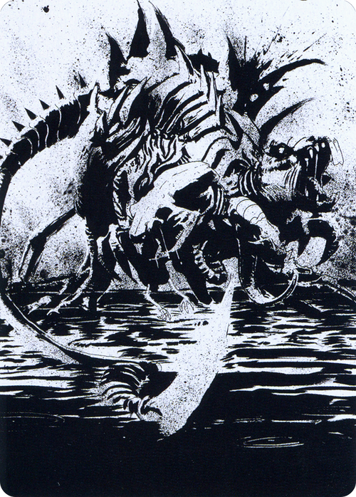Karumonix, the Rat King // Karumonix, the Rat King (AONE-070) - Phyrexia: All Will Be One Art Series (Borderless) Foil