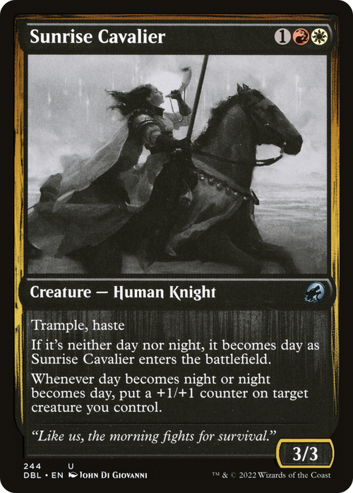 Sunrise Cavalier (DBL-244) - Innistrad: Double Feature