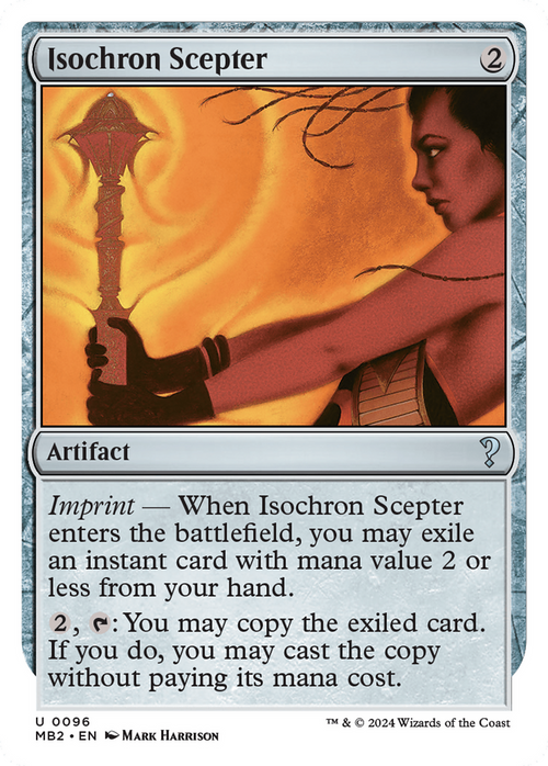 Isochron Scepter (White Border) (MB2-096) - Mystery Booster 2