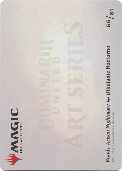 Braids, Arisen Nightmare // Braids, Arisen Nightmare (ADMU-066) - Dominaria United Art Series (Borderless) Foil