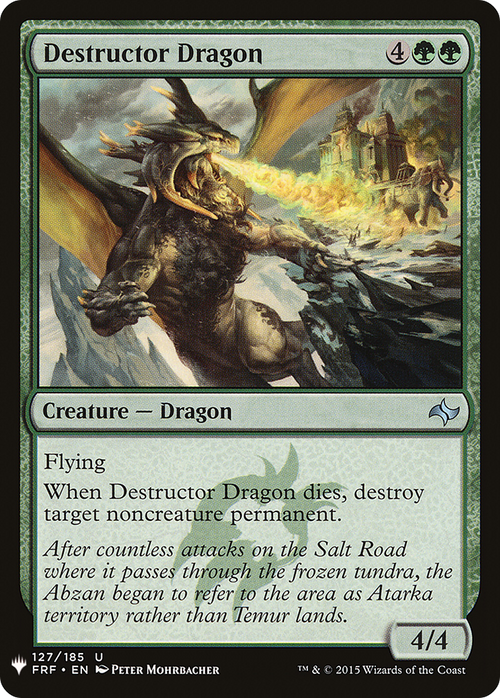 Destructor Dragon (LIST-127) - The List