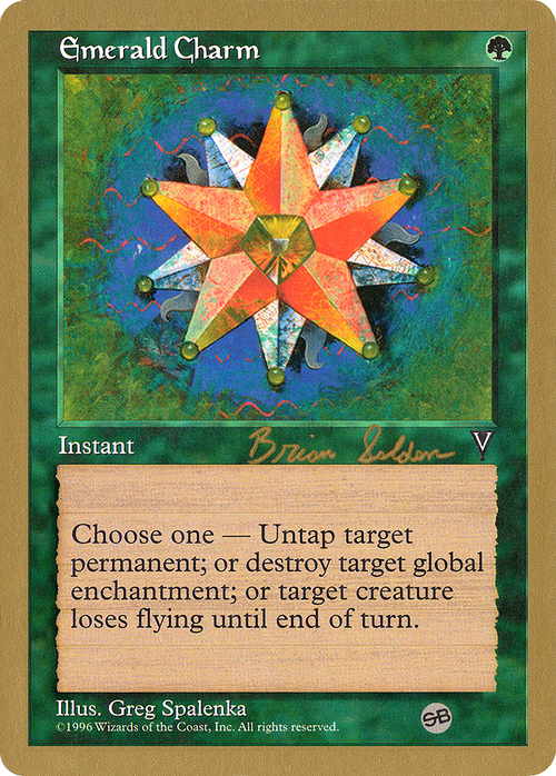 Emerald Charm - 1998 Brian Selden (VIS) (SB) (WCD-) - World Championship Decks 1998
