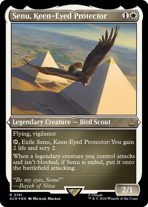 Senu, Keen-Eyed Protector (Foil Etched) (ACR-181) - Assassin's Creed Foil