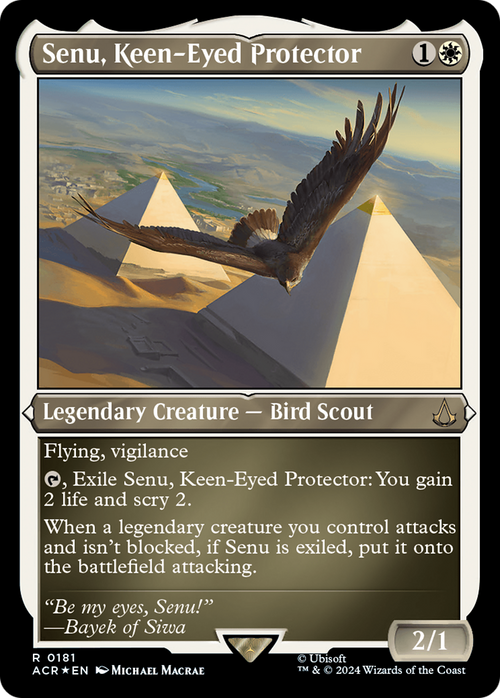 Senu, Keen-Eyed Protector (Foil Etched) (ACR-181) - Assassin's Creed Foil
