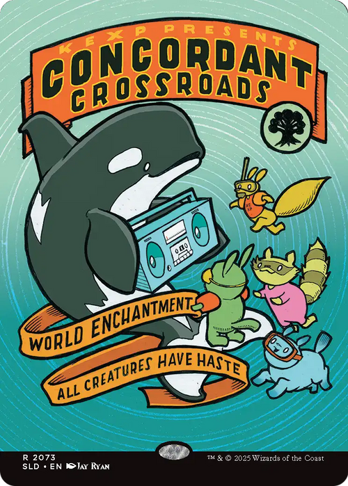 Concordant Crossroads (SLD-2073) - Secret Lair Drop (Borderless) Foil