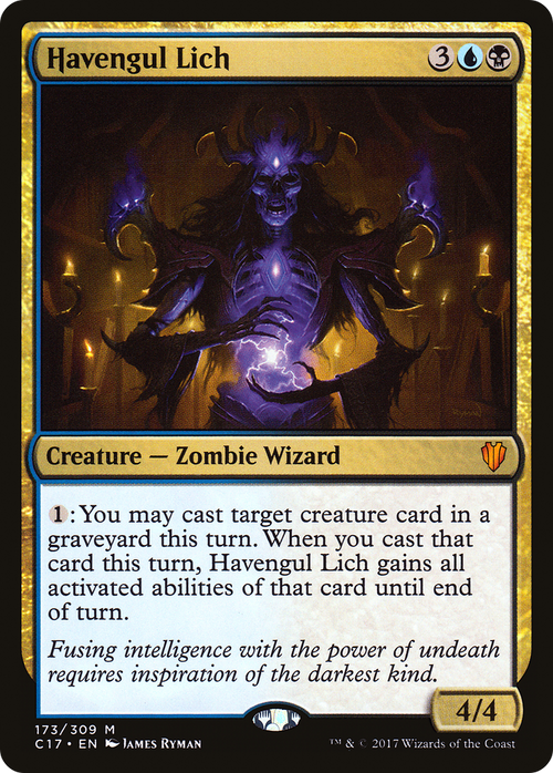 Havengul Lich (C17-173) - Commander 2017