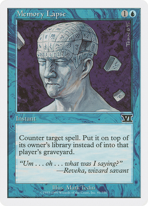 Memory Lapse (6ED-081) - Classic Sixth Edition