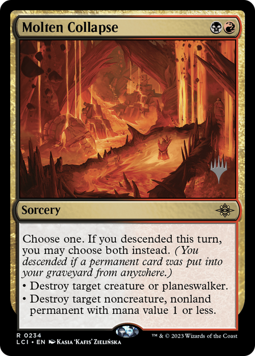 Molten Collapse (PPLCI-234) - The Lost Caverns of Ixalan Promos