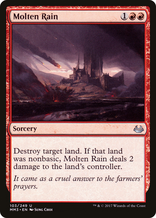 Molten Rain (MM3-103) - Modern Masters 2017 Foil