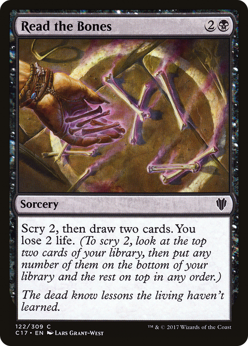 Read the Bones (C17-122) - Commander 2017