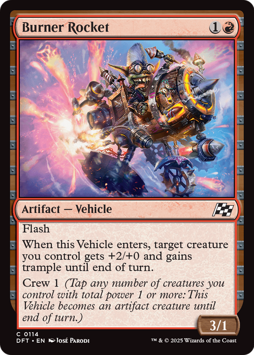 Burner Rocket (DFT-114) - Aetherdrift Foil