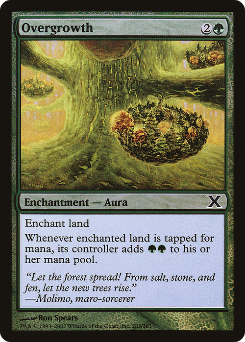 Overgrowth (10E-283★) - Tenth Edition Foil