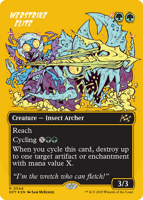 Webstrike Elite (DFT-544) - Aetherdrift (Borderless) Foil