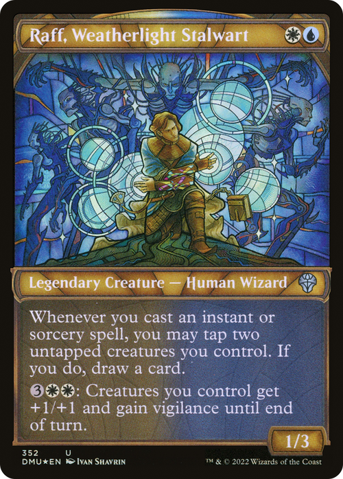 Raff, Weatherlight Stalwart (Textured Foil) (DMU-352) - Dominaria United: (Showcase) Foil