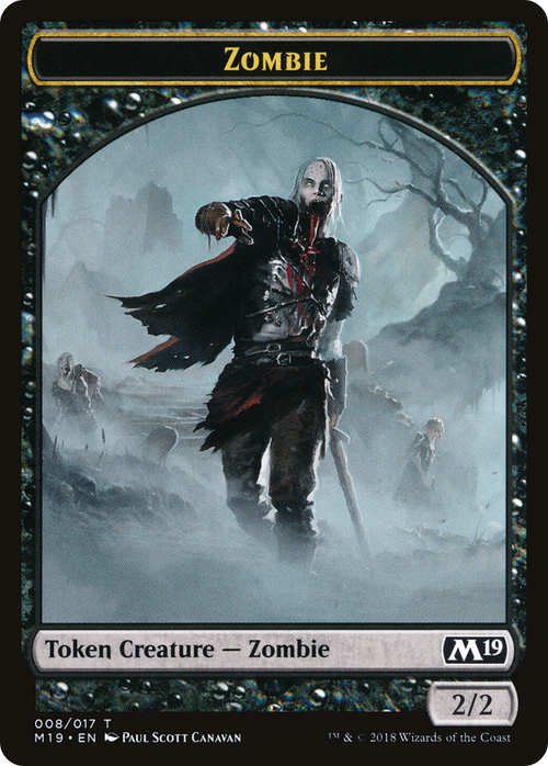 Zombie Token (M19-008) - Core Set 2019 Tokens
