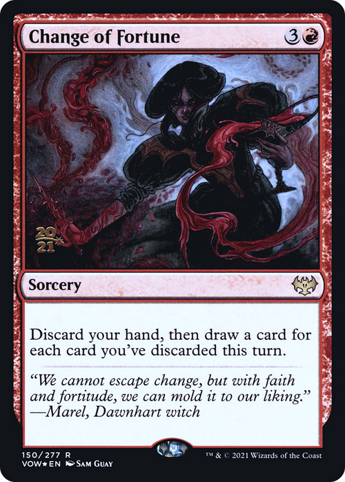 Change of Fortune (PRE-150) - Innistrad: Crimson Vow Promos Foil