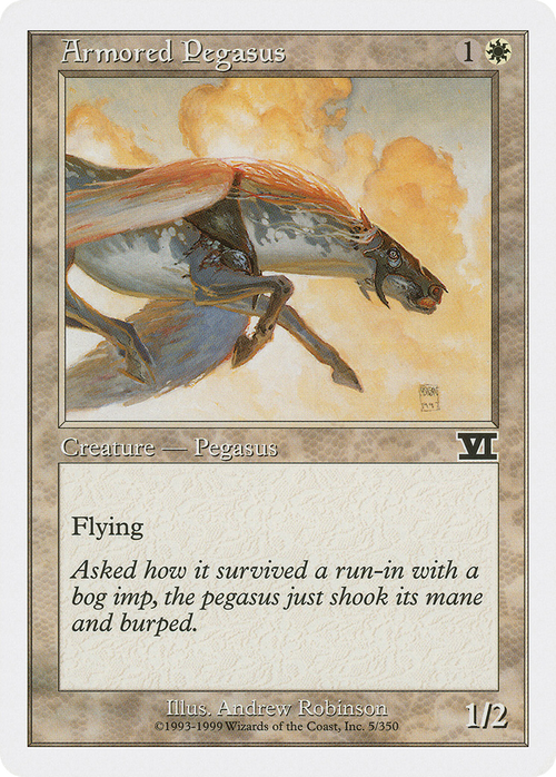 Armored Pegasus (6ED-005) - Classic Sixth Edition