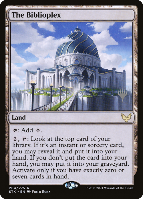 The Biblioplex (PPSTX-264) - Strixhaven: School of Mages Promos Foil