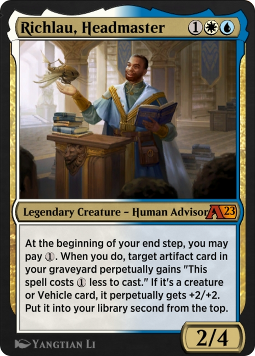 Richlau, Headmaster (YBRO-023) - Alchemy: The Brothers' War