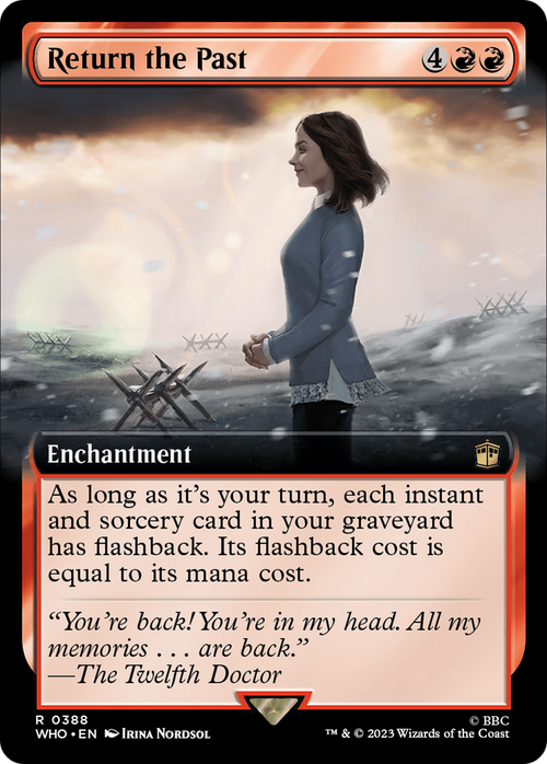 Return the Past (Extended Art) (WHO-388) - Doctor Who: (Extended Art) Foil
