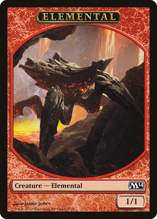 Elemental Token (7) (M14-007) - Magic 2014 Tokens
