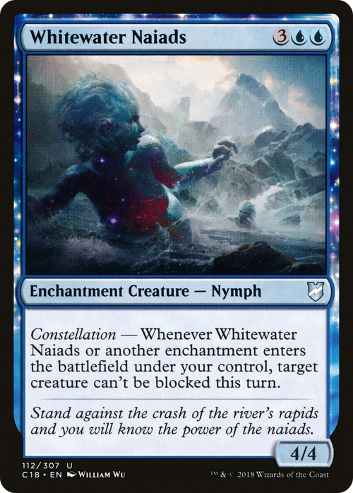 Whitewater Naiads (C18-112) - Commander 2018: (enchantment)