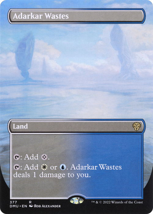 Adarkar Wastes (Borderless) (DMU-377) - Dominaria United