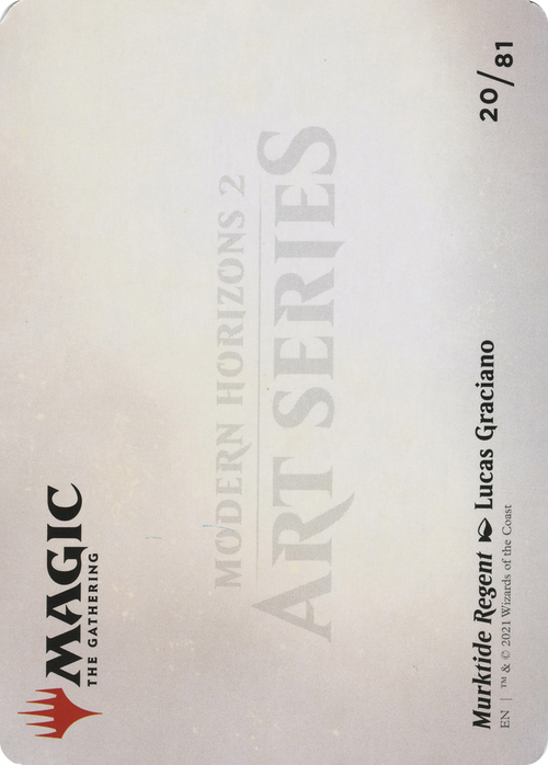 Murktide Regent // Murktide Regent (AMH2-020) - Modern Horizons 2 Art Series (Borderless)